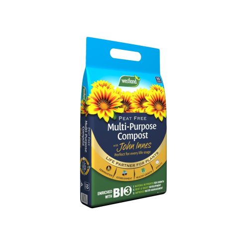 Multi Purpose Compost with John Innes Pouch Peat Free 10L
