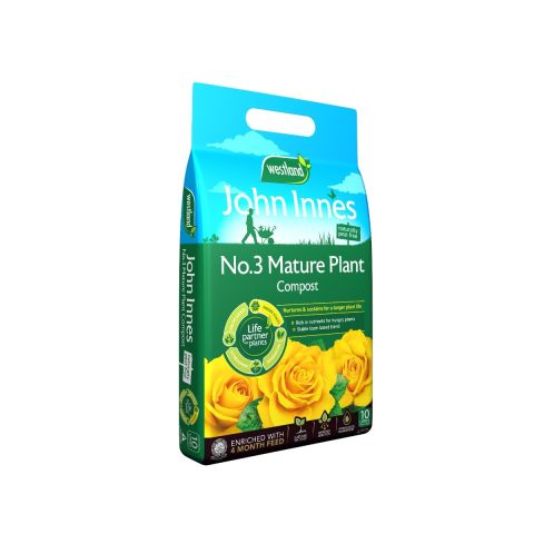 John Innes Peat Free No 3 Mature Plant Compost 10L